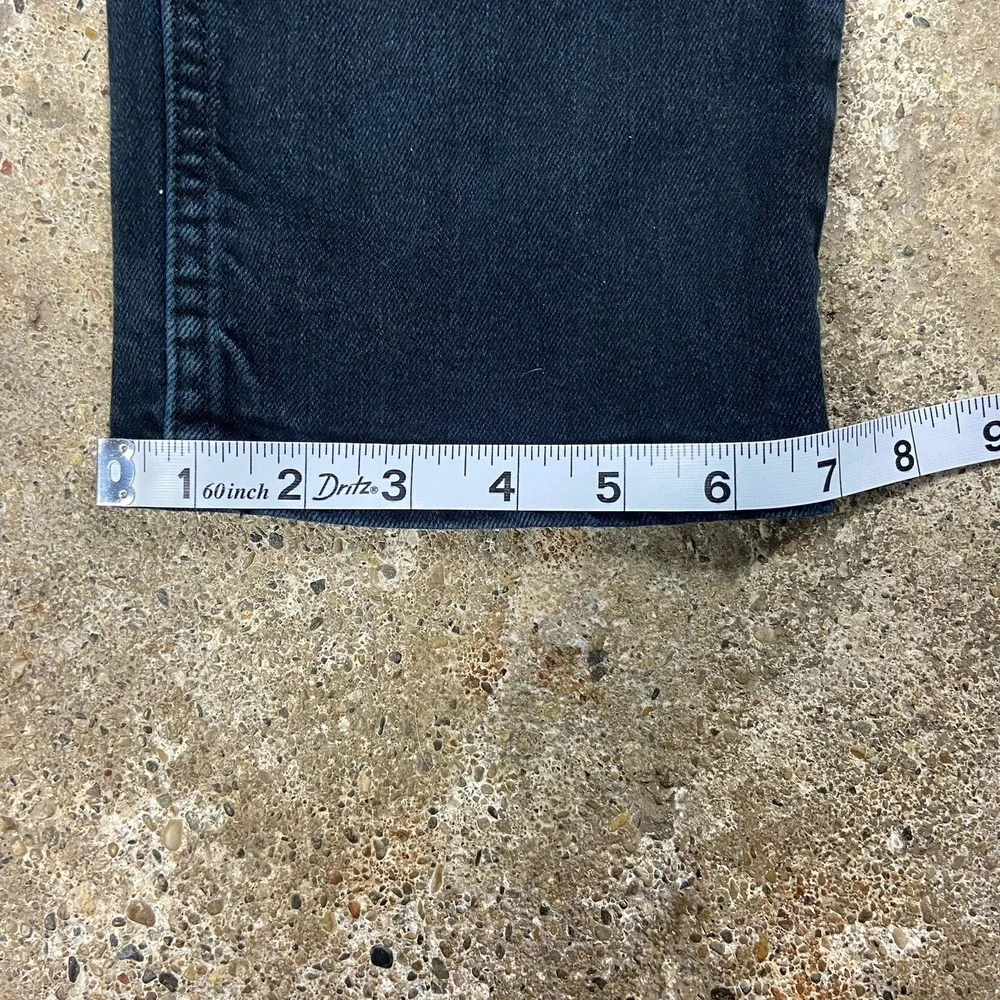 Levi's 511 Jeans Size 34x30 Black Denim Dark Wash Slim Fit Narrow Leg Zip Fly